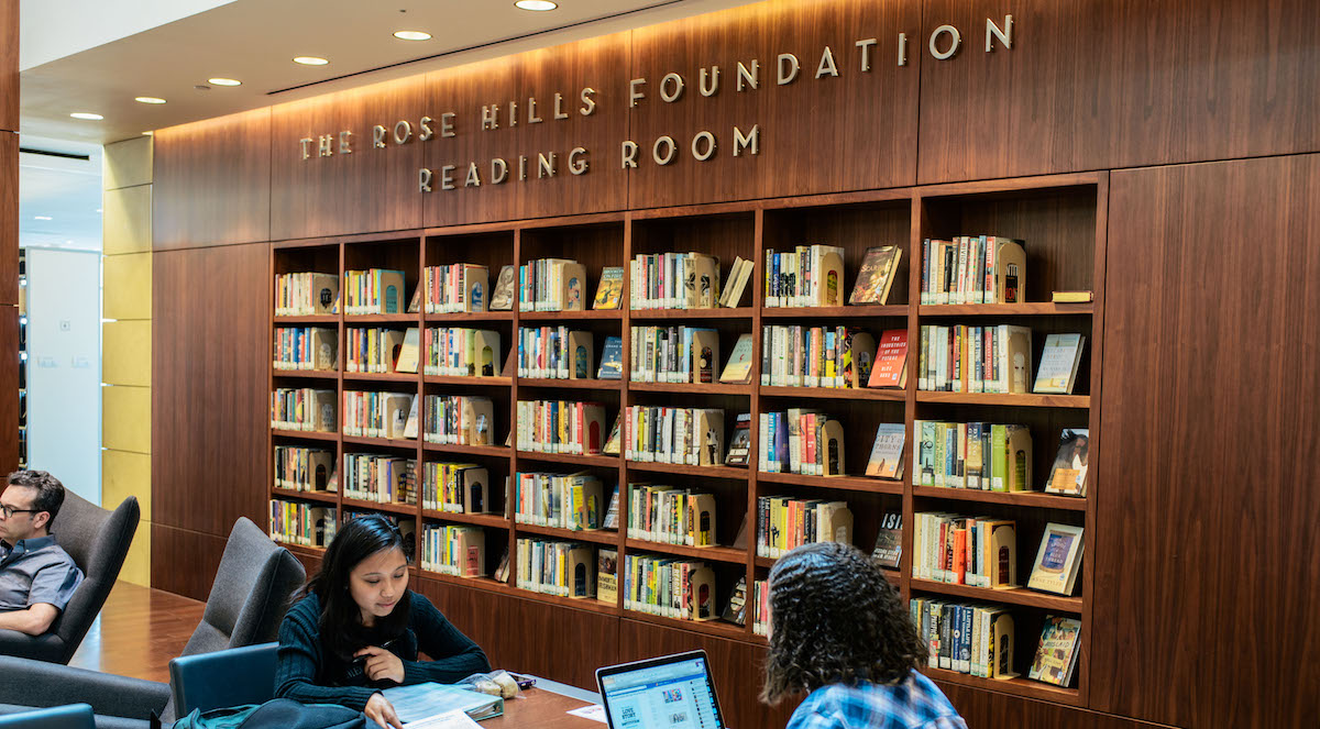 wall of popular reading collection