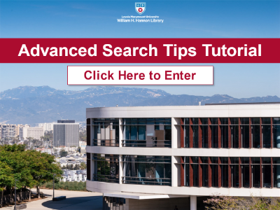 Advanced Search Tips tutorial home page.